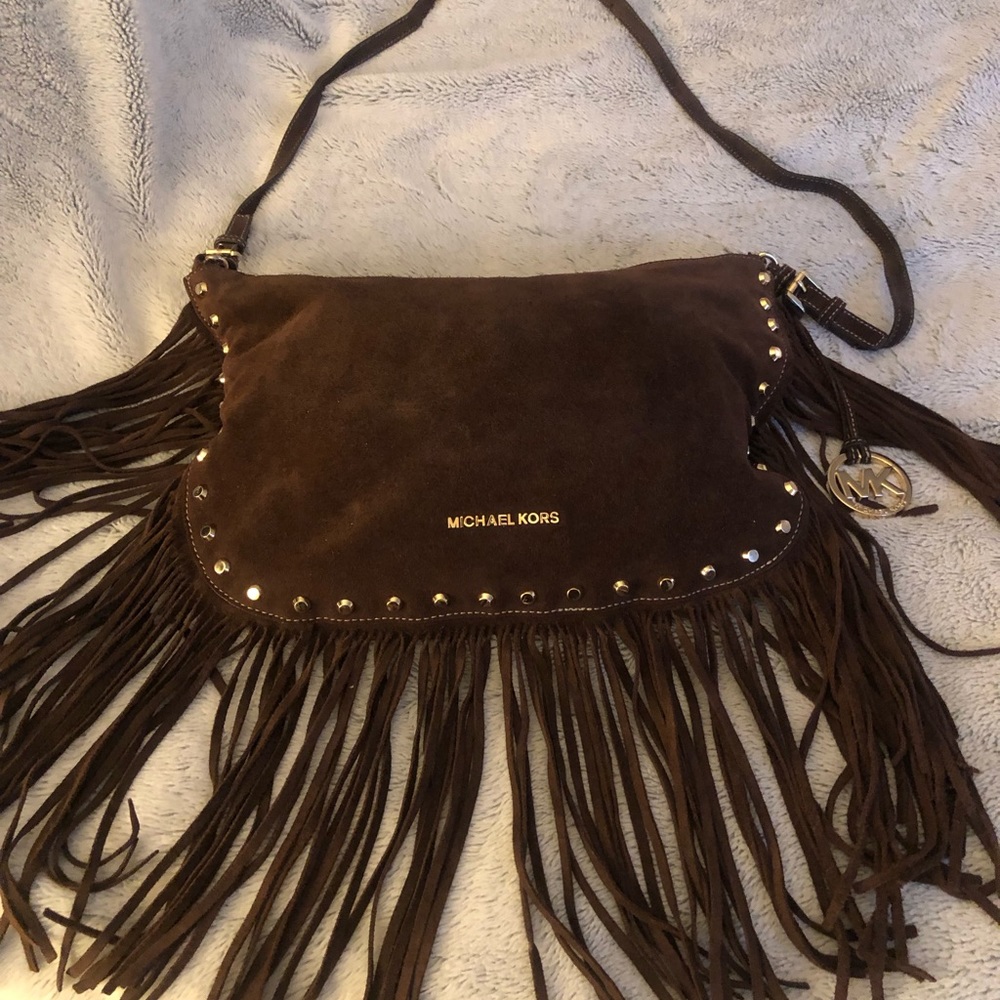 Michael Kors suede purse